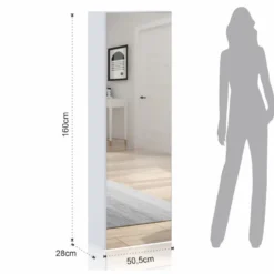 Armadio guardaroba ingresso con specchio Keris B