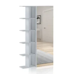 Armadio guardaroba per ingresso con libreria Keris