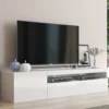 Base porta TV Bandol White