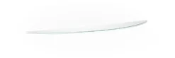 Cinque mensole rotonde per cucina in vetro 90 cm Clove