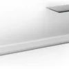 Coppia mensole design in vetro curvo 100 cm Curl