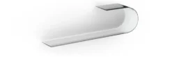 Coppia mensole design in vetro curvo 100 cm Curl