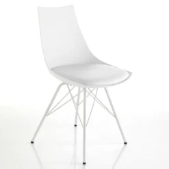Coppia sedie da cucina Kirby White