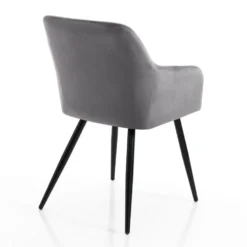 Coppia sedie imbottite Ferrand Grey