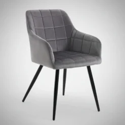 Coppia sedie imbottite Ferrand Grey
