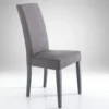 Coppia sedie imbottite Vona Grey