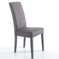 Coppia sedie imbottite Vona Grey