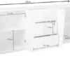 Credenza moderna Annabel 4A/3C Slate
