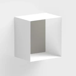 Cubo da parete in acciaio Naoki