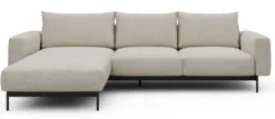 Divano con chaise longue Arthon B2