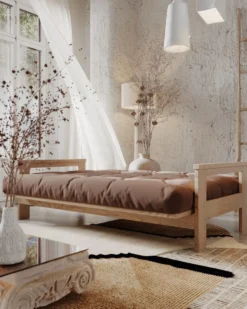 Divano letto in legno massello Kolari