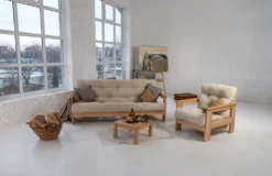 Divano letto in legno massello Kolari