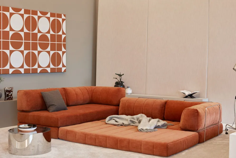 Divano letto matrimoniale angolare Cozypad C16