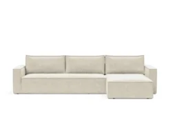 Divano letto matrimoniale con penisola Newilla Lounger