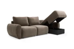 Divano letto matrimoniale Norum Curve Chaise