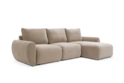 Divano letto matrimoniale Norum Curve Chaise