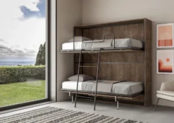 Letto a castello a scomparsa Auda