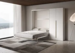Letto a scomparsa con armadio 2 ante Capital