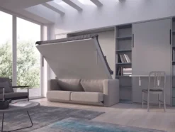 Letto a scomparsa con divano Basic