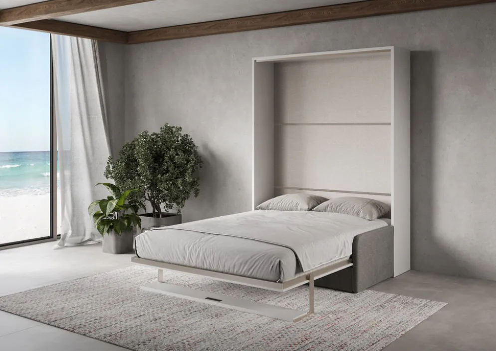 Letto a scomparsa con divano e mensola Capital Sofà