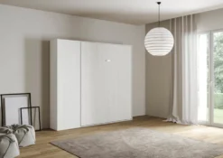 Letto a scomparsa una piazza e mezza con colonna Lexton