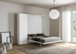 Letto a scomparsa una piazza e mezza con colonna Lexton