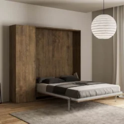 Letto a scomparsa una piazza e mezza con colonna Lexton