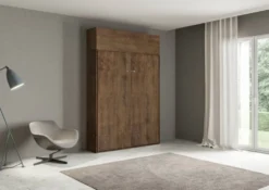 Letto a scomparsa una piazza e mezza con pensile Lexton