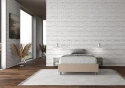 Letto contenitore una piazza e mezza sommier Dynasty