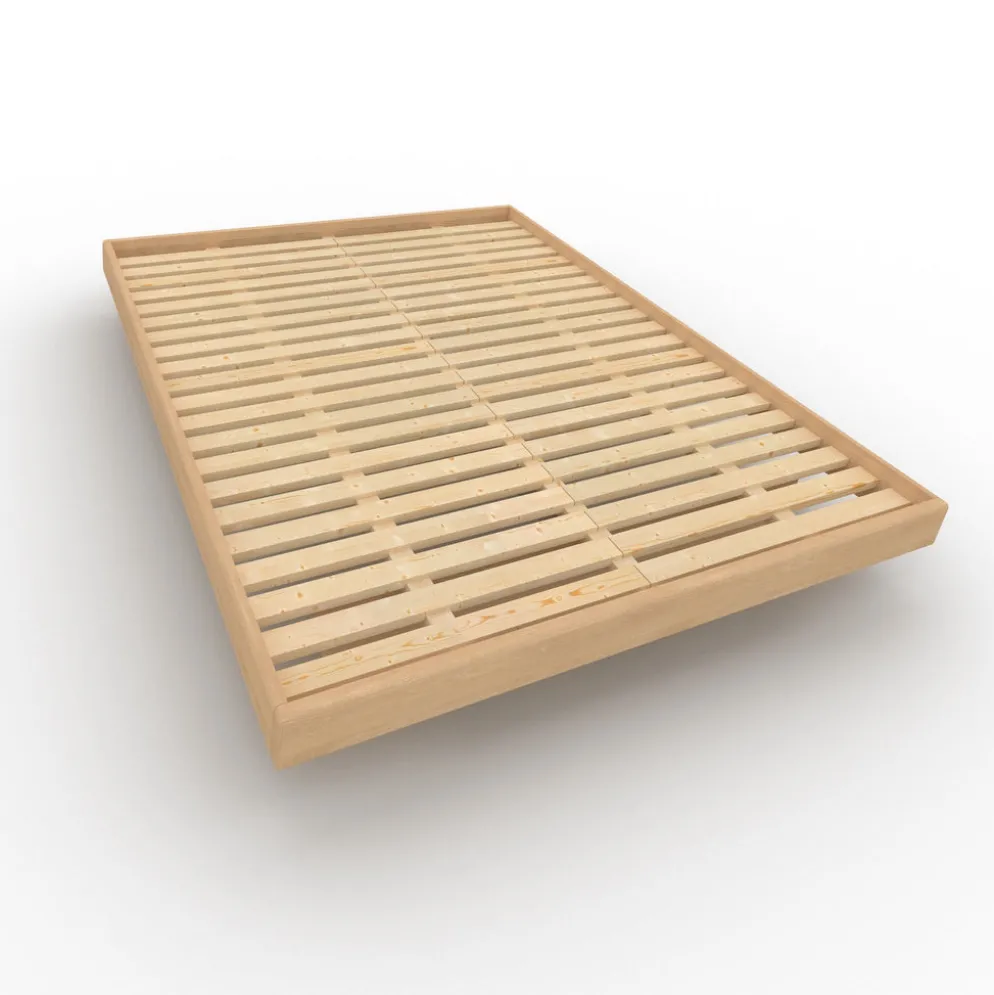 Letto in legno massello non trattato Soren