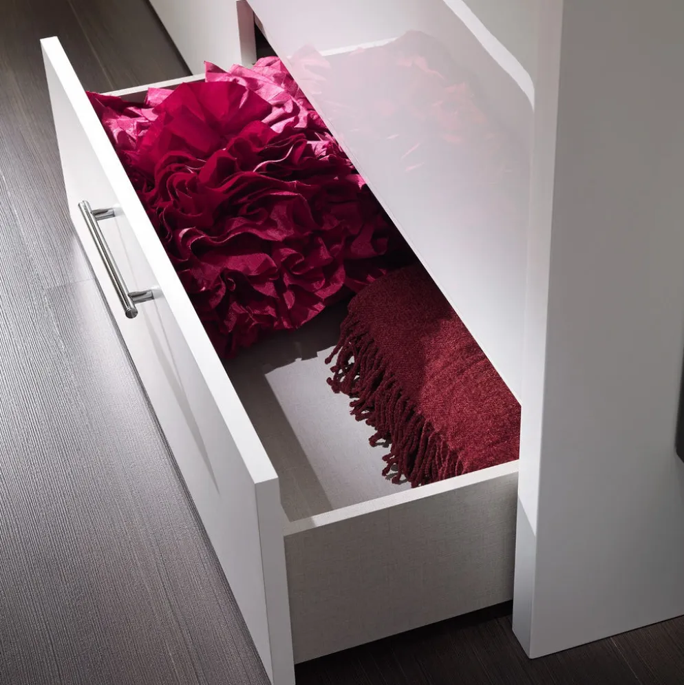Letto matrimoniale a scomparsa verticale Pratico