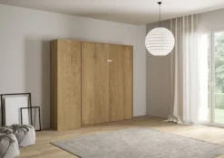 Letto matrimoniale a scomparsa con colonna Lexton
