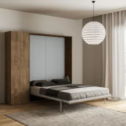 Letto matrimoniale a scomparsa con colonna Lexton