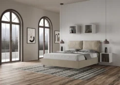 Letto matrimoniale contenitore Brignoles Color