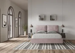 Letto matrimoniale contenitore Brignoles Color