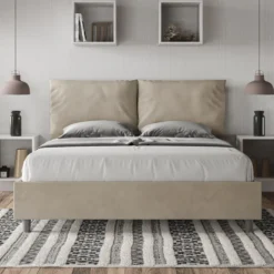 Letto matrimoniale contenitore Brignoles Color
