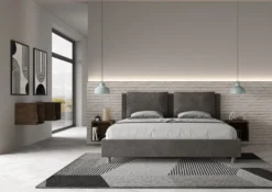 Letto matrimoniale king size contenitore Brignoles
