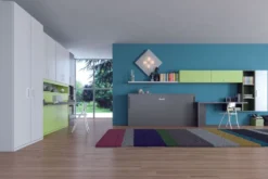 Letto singolo a scomparsa con scrivania Pronto