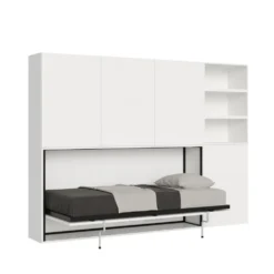 Letto singolo a scomparsa con mobili Auda F