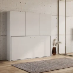 Letto singolo a scomparsa con mobili Auda D