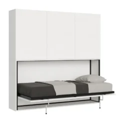 Letto singolo a scomparsa con mobili Auda D