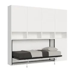 Letto singolo a scomparsa con mobili Auda C