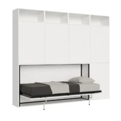 Letto singolo a scomparsa con mobili Auda B