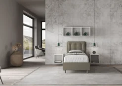 Letto singolo con contenitore Martigues