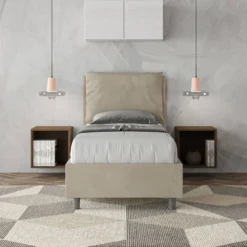 Letto singolo contenitore Brignoles Color