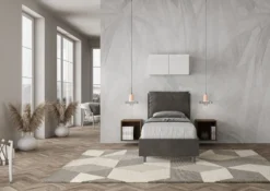 Letto singolo contenitore Brignoles Color