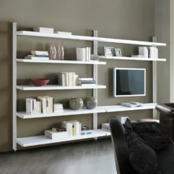 Libreria a giorno in acciaio design moderno Astryd 12