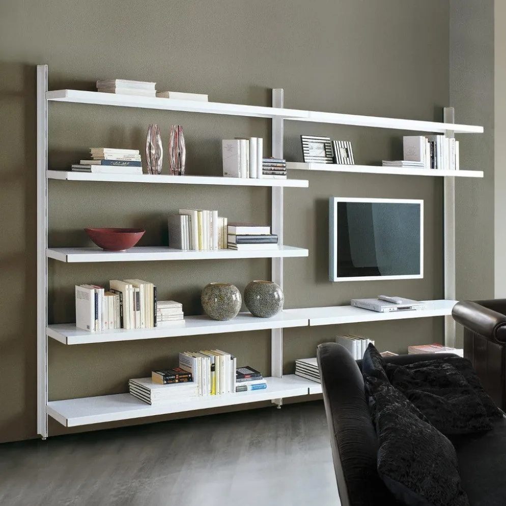 Libreria a giorno in acciaio design moderno Astryd 12
