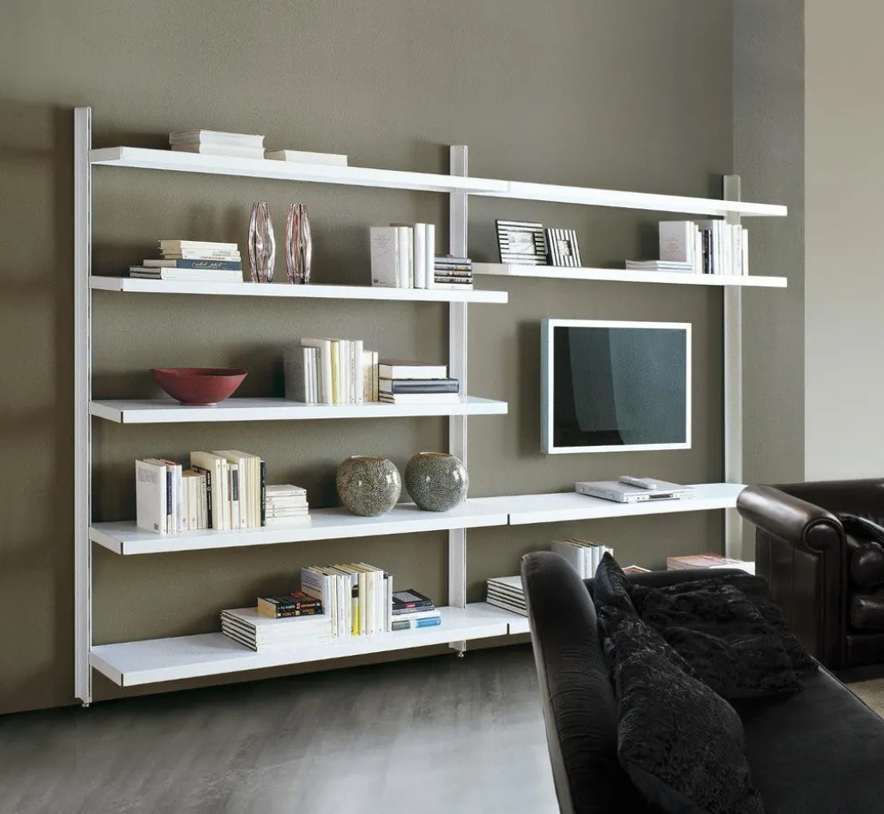 Libreria a giorno in acciaio design moderno Astryd 12