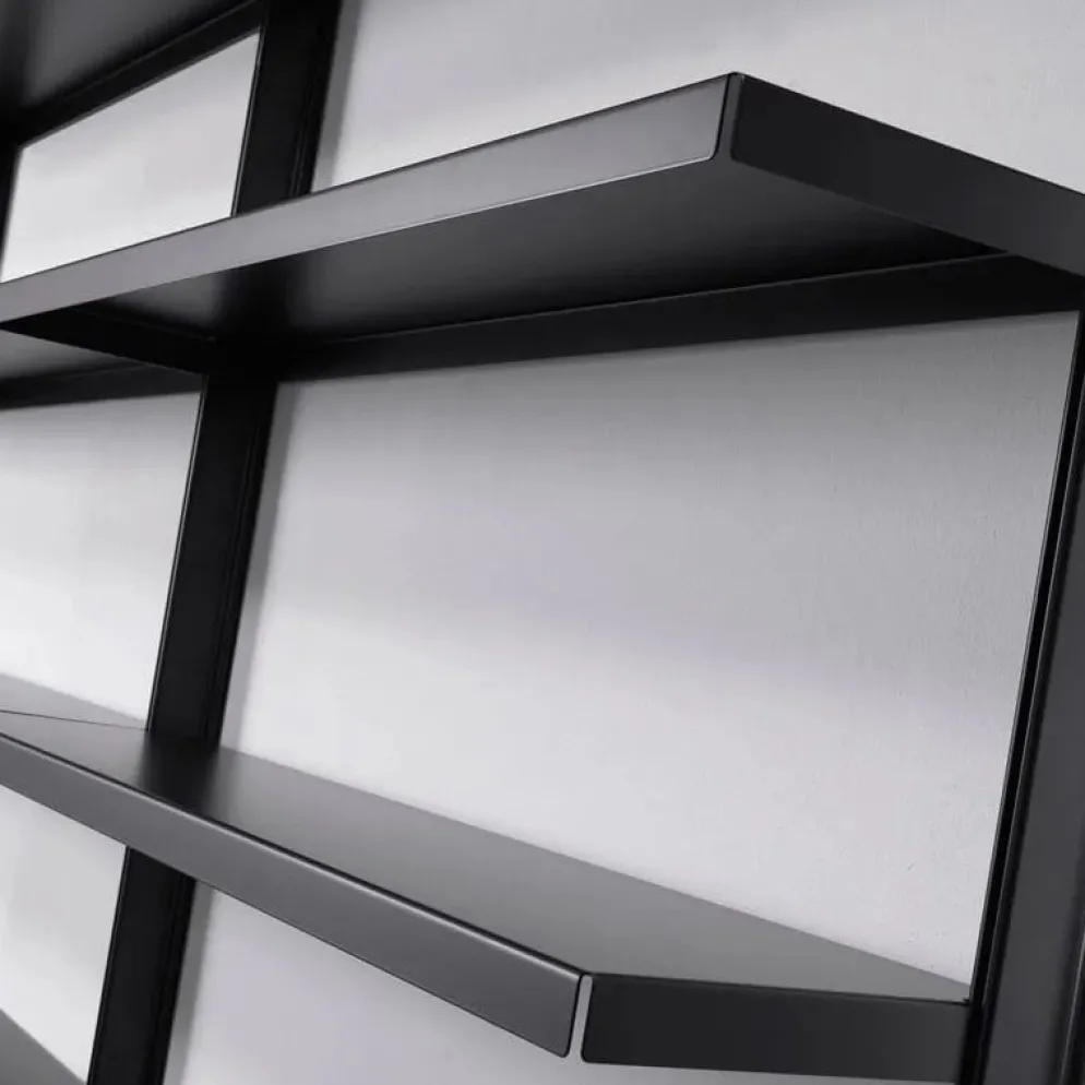 Libreria a giorno in acciaio design moderno Astryd 12